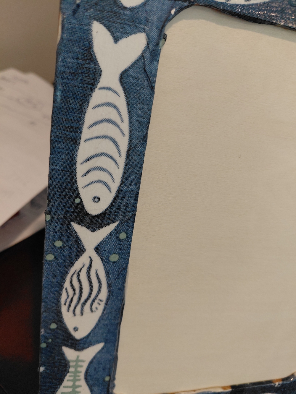 Nautical Fish Pattern Blue Photo Frame - Picture 2 of 3